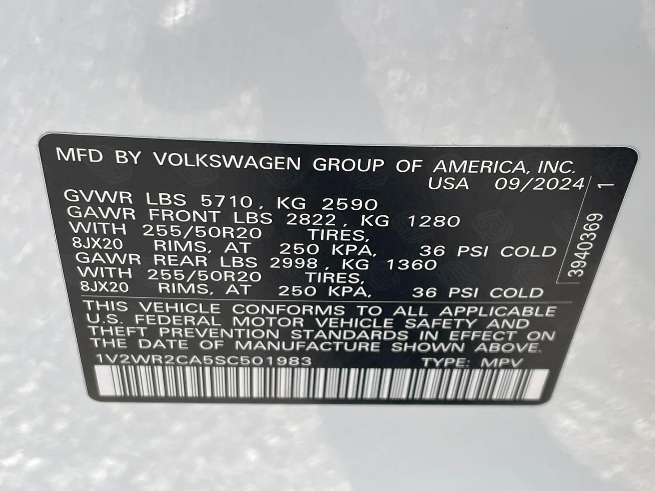 Volkswagen Atlas SE w/Technology 2025