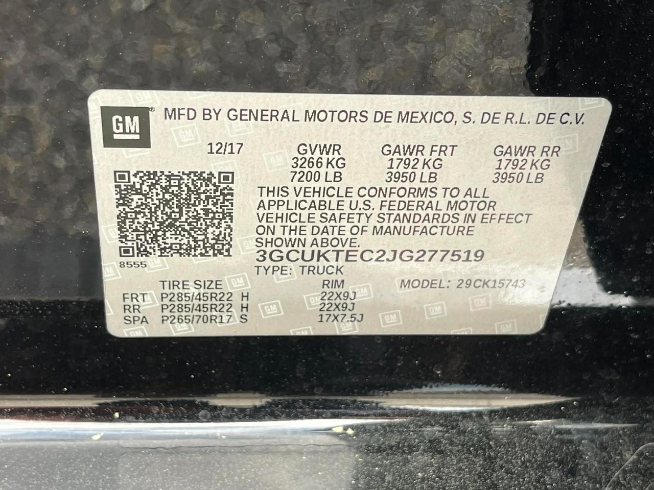 Chevrolet Silverado 1500 High Country Crew Cab Short Box 4WD 2018