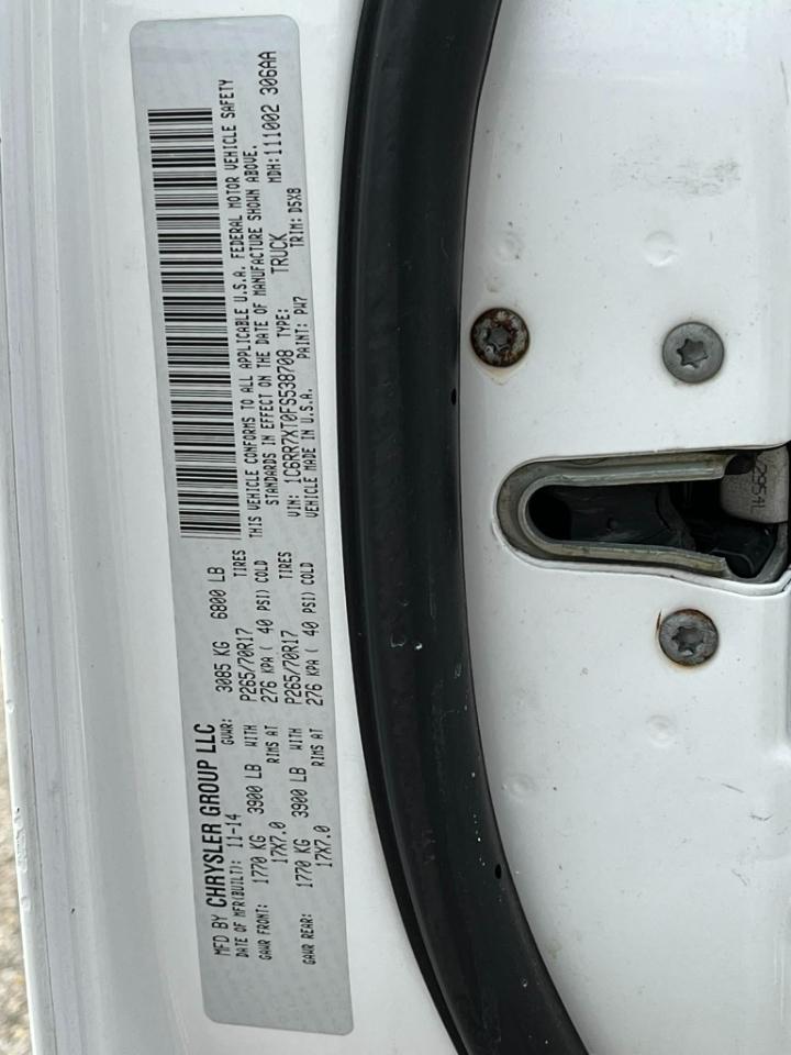 RAM 1500 SSV Crew Cab SWB 4WD 2015