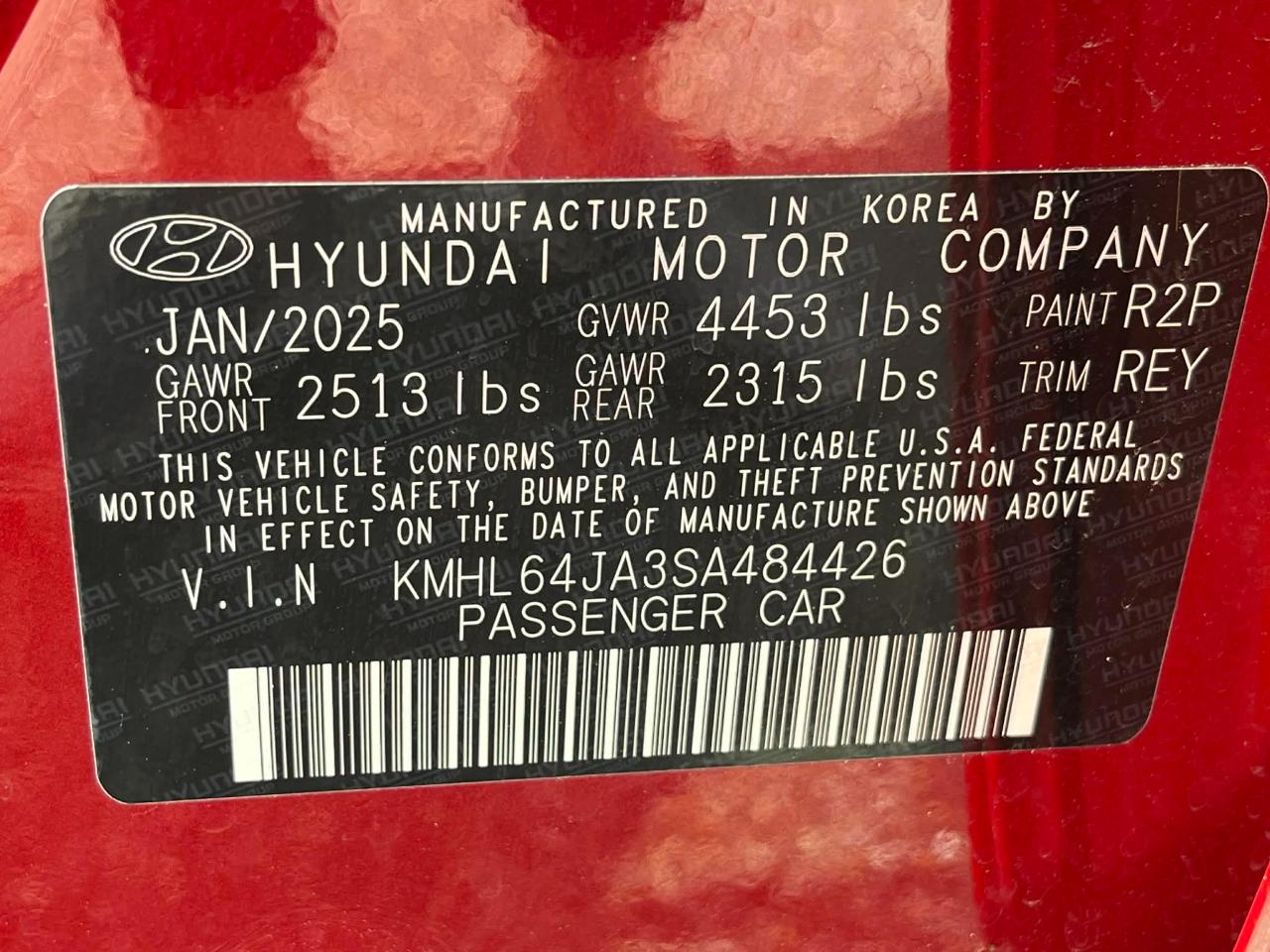 Hyundai Sonata SEL 2025