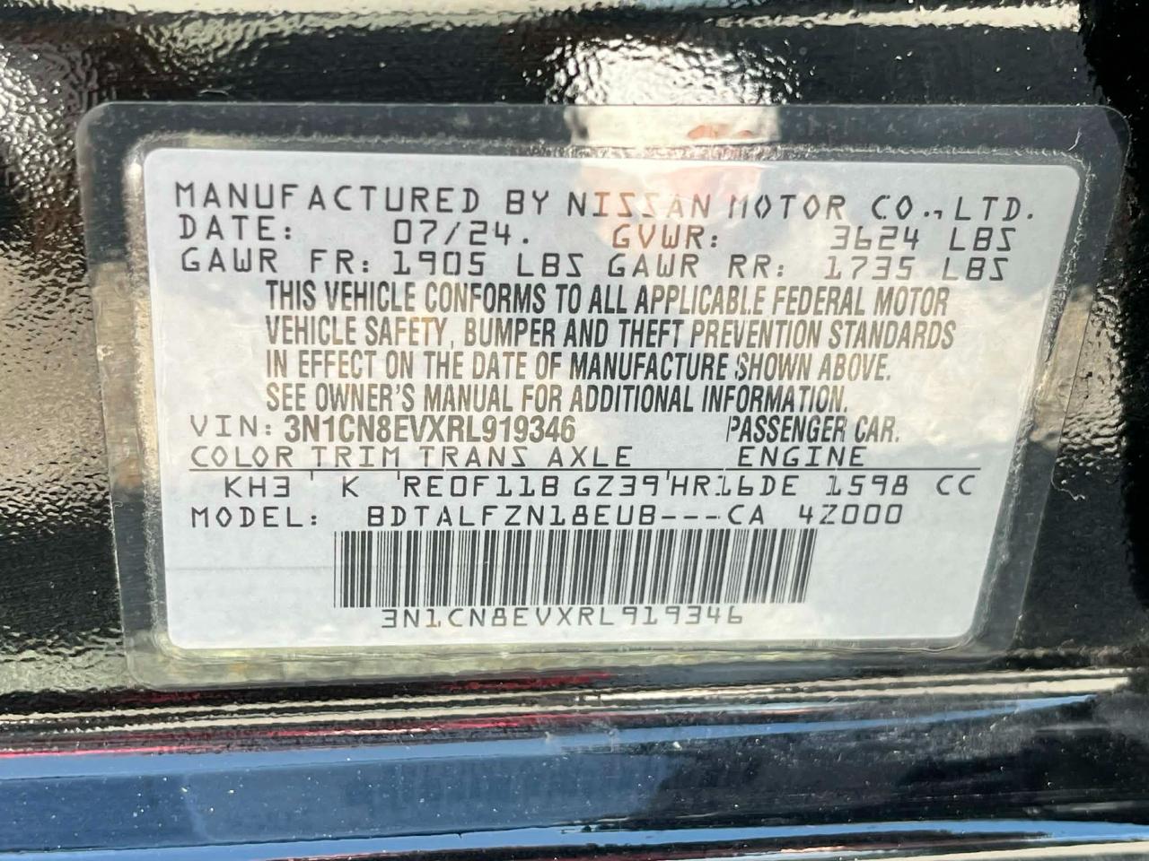 Nissan Versa SV 2024