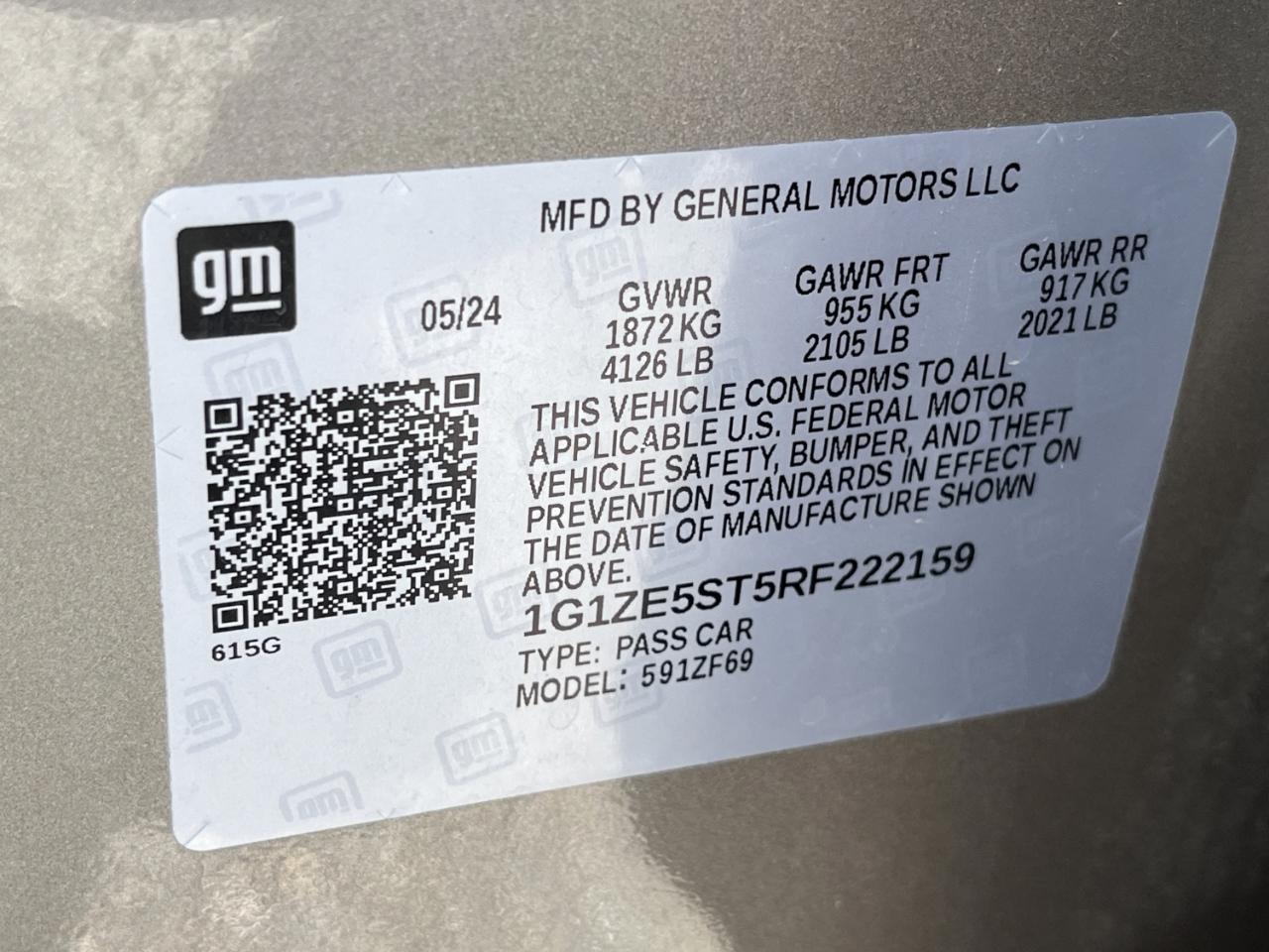 Chevrolet Malibu 2LT 2024