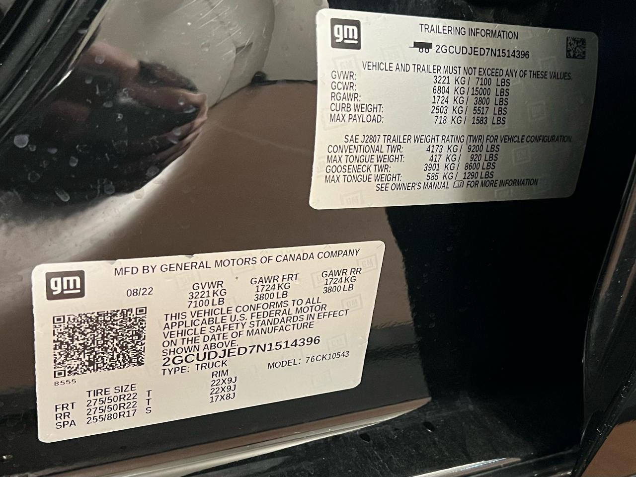 Chevrolet Silverado 1500 High Country Crew Cab 4WD 2022