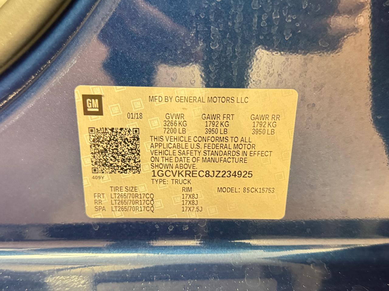 Chevrolet Silverado 1500  2018