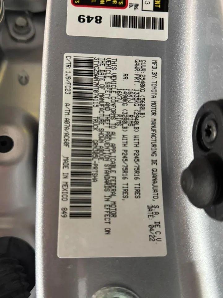Toyota Tacoma  2022
