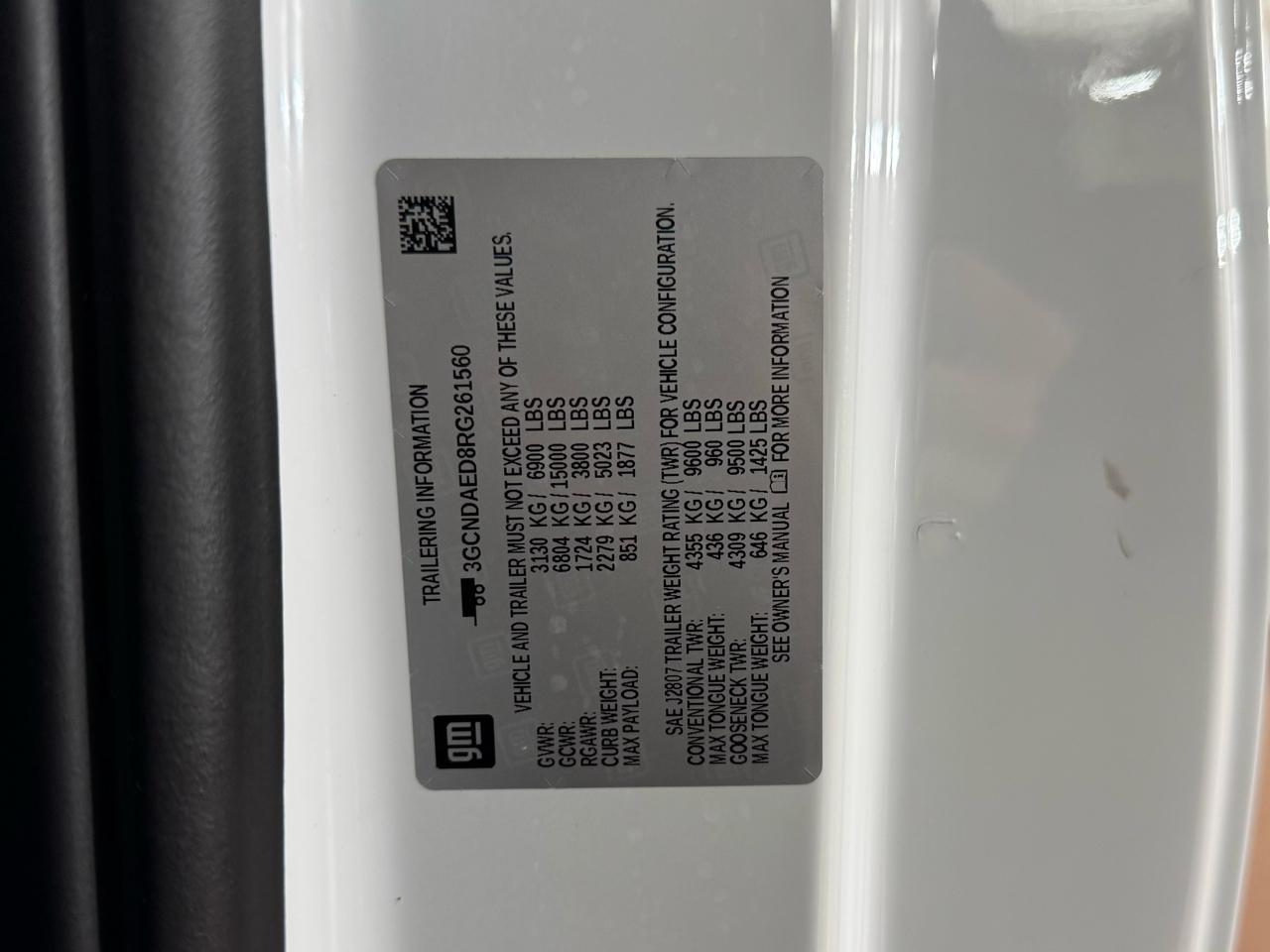 Chevrolet Silverado 1500 Work Truck 4WD 2024