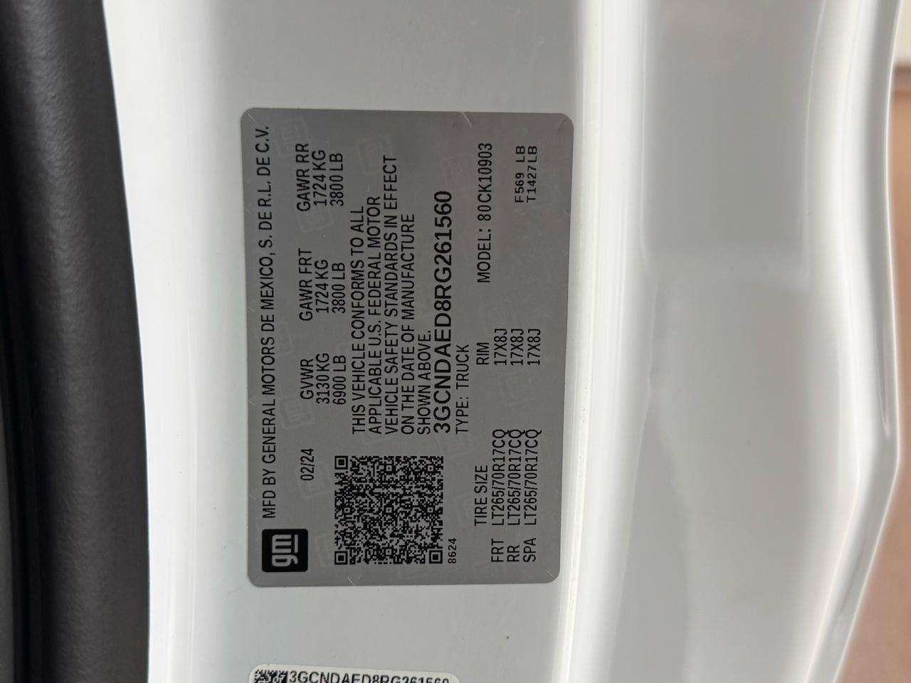 Chevrolet Silverado 1500 Work Truck 4WD 2024