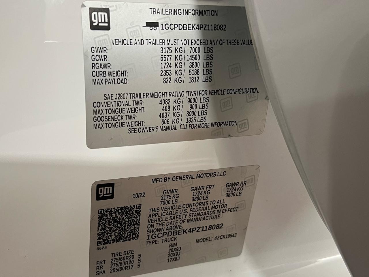 Chevrolet Silverado 1500 Custom Crew Cab 4WD 2023