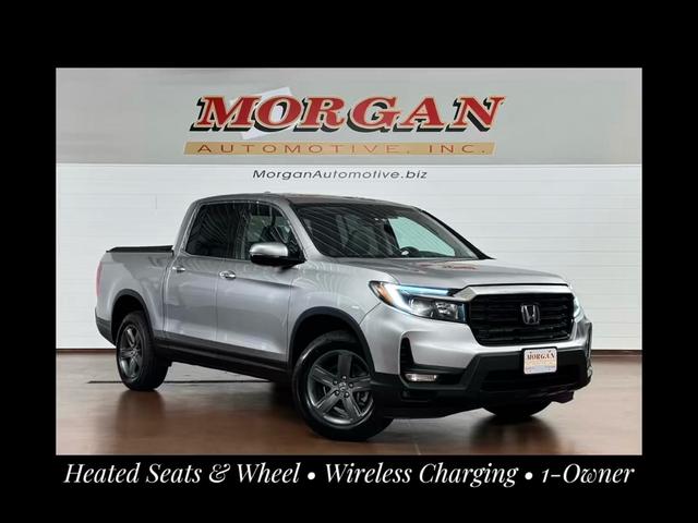 Lunar Silver Metallic 2023 Honda Ridgeline RTL-E AWD Pickup Truck All-Wheel Drive 9-Speed Automatic
