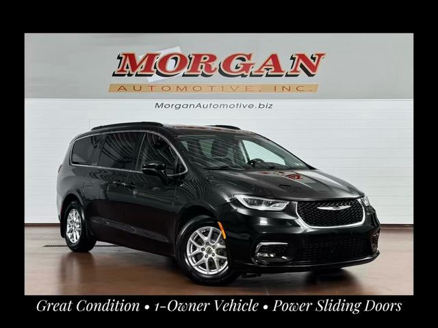Brilliant Black Crystal Pearl 2022 Chrysler Pacifica Touring L FWD Minivan Front-Wheel Drive 9-Speed Automatic