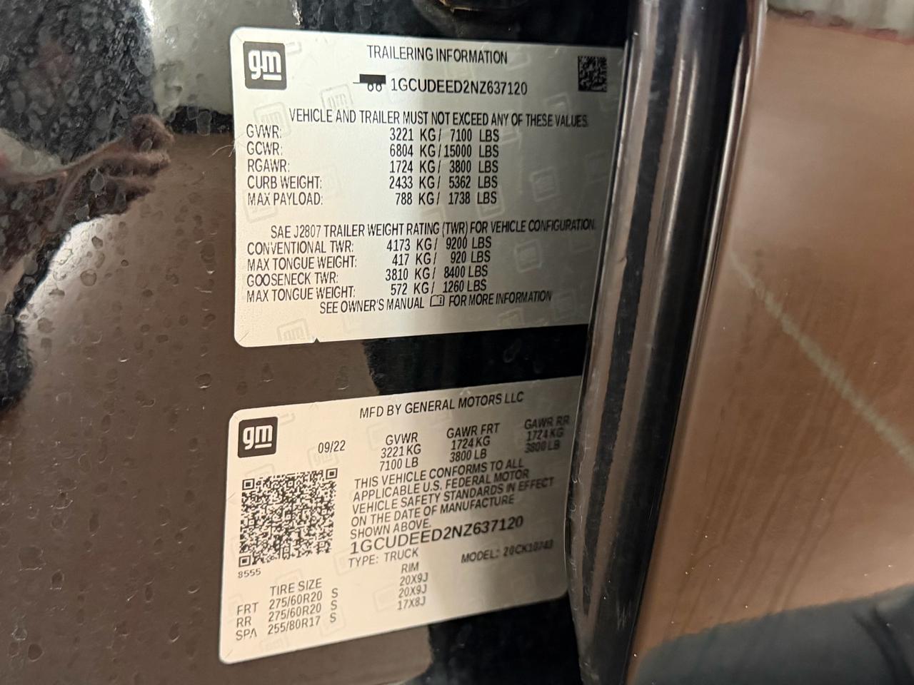 Chevrolet Silverado 1500 RST Crew Cab Long Box 4WD 2022