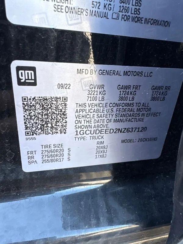 Chevrolet Silverado 1500 RST Crew Cab Long Box 4WD 2022