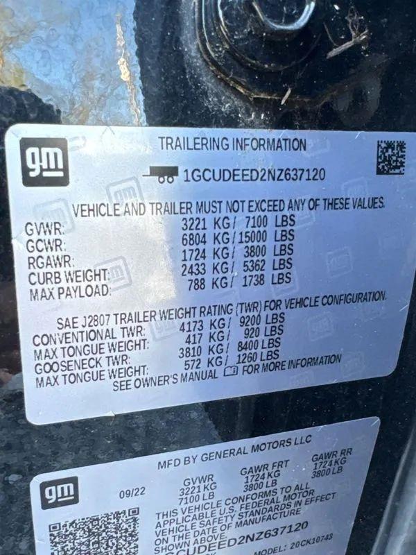 Chevrolet Silverado 1500 RST Crew Cab Long Box 4WD 2022