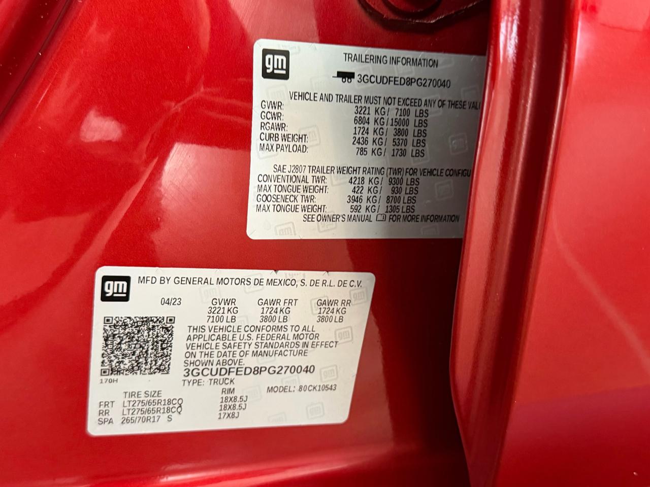 Chevrolet Silverado 1500  2023