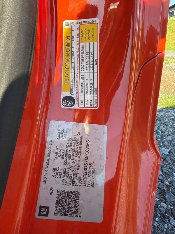 Chevrolet Camaro 1LT Convertible 8A 2021
