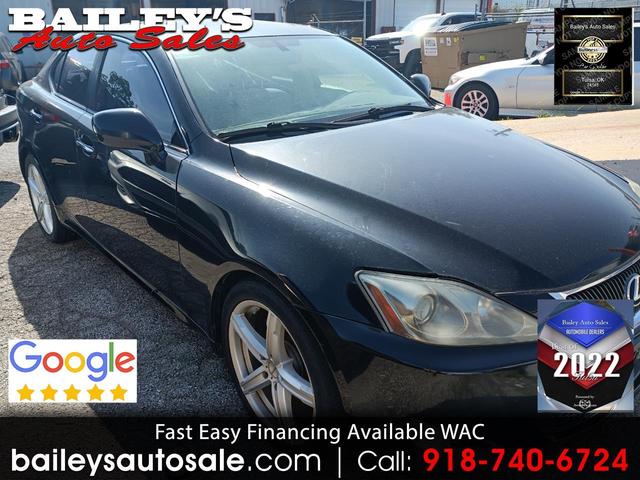 Black 2007 Lexus IS Sedan Rear-Wheel Drive Automatic