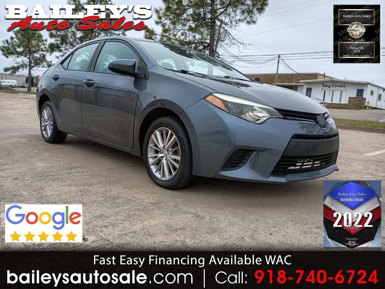 Toyota Corolla LE Plus CVT 2015