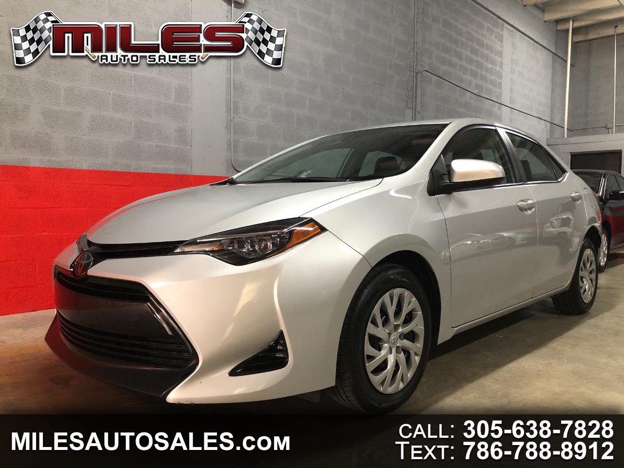 Used 2018 Toyota Corolla XLE CVT (Natl) for Sale in Miami FL 33166