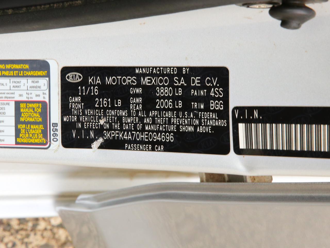 Kia Forte  2017