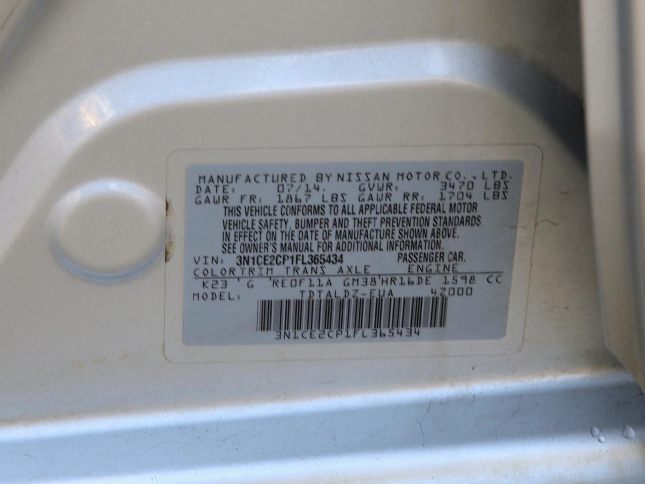 Nissan Versa Note  2015