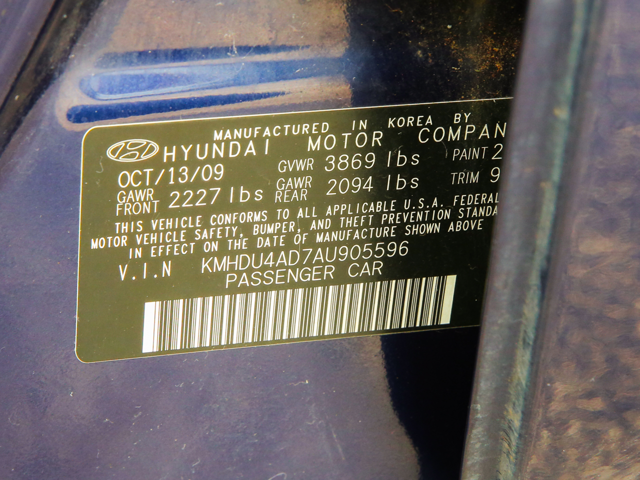 Hyundai Elantra  2010