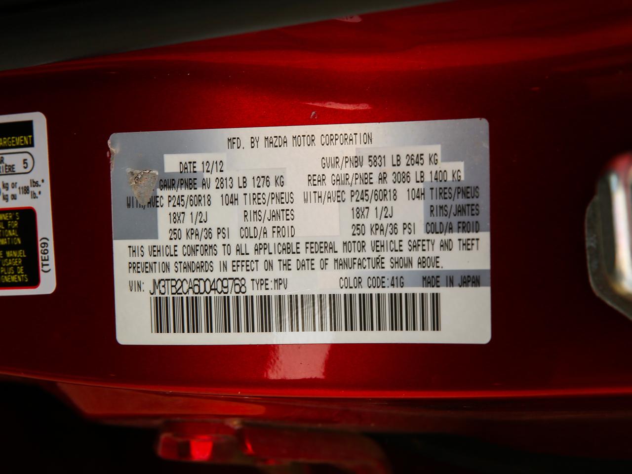 Mazda CX-9 Touring 2013