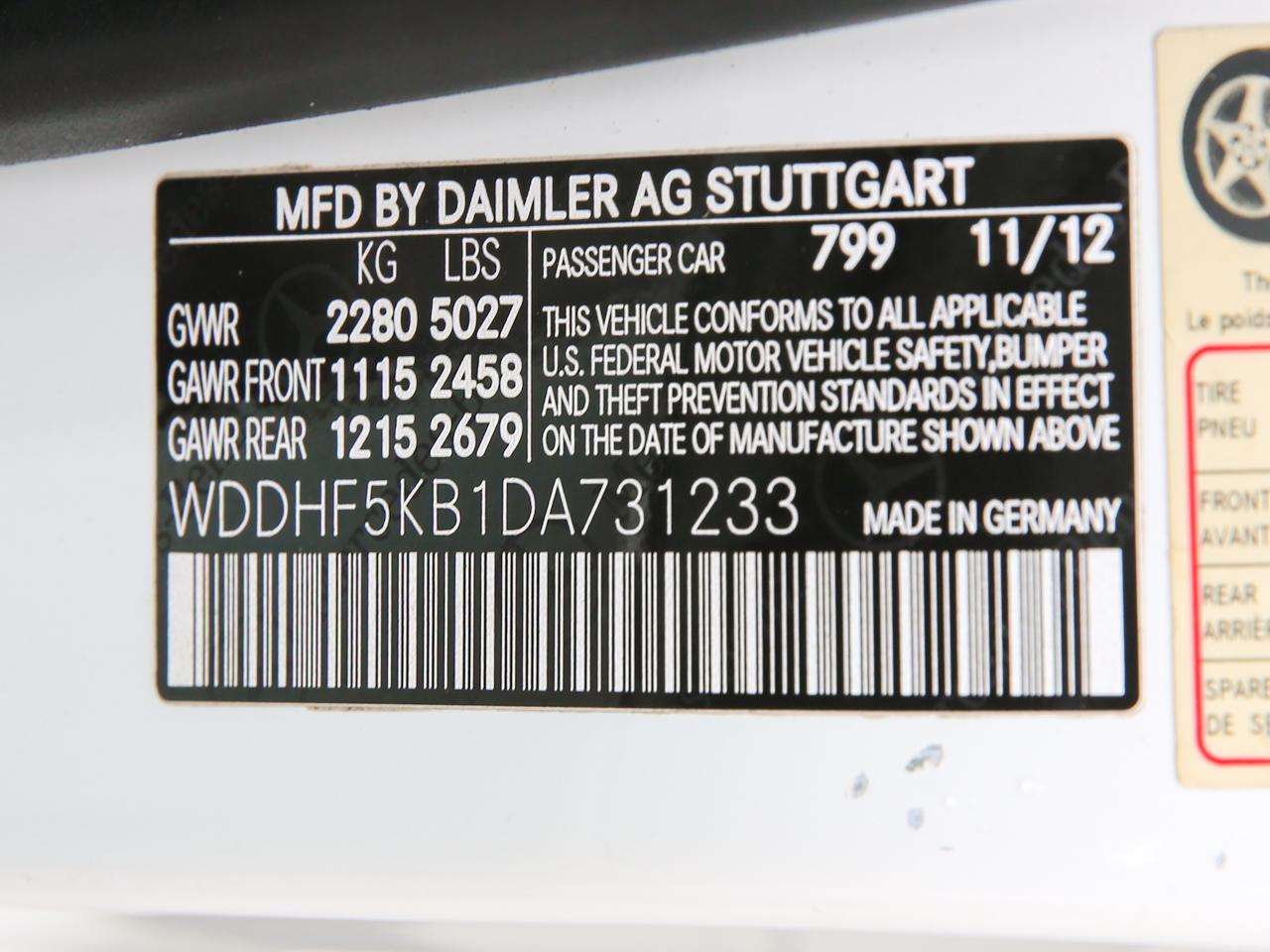 Mercedes-Benz E-Class  2013