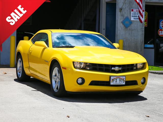 Yellow 2010 Chevrolet Camaro Coupe Rear-Wheel Drive Automatic