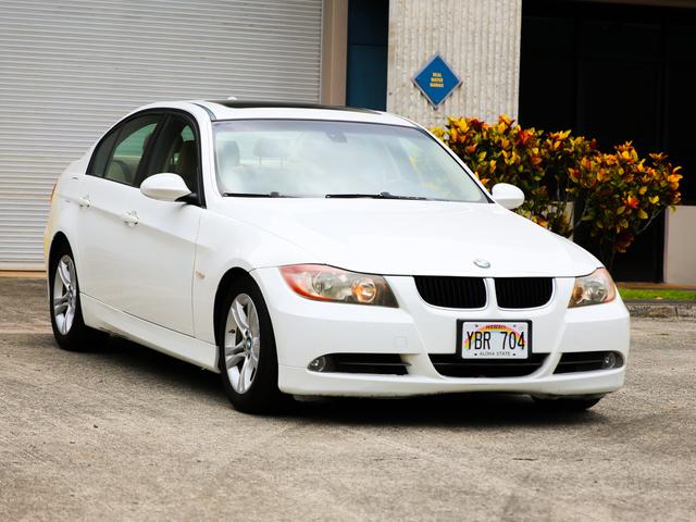 Alpine White 2008 BMW 3 Series Sedan Rear-Wheel Drive Automatic