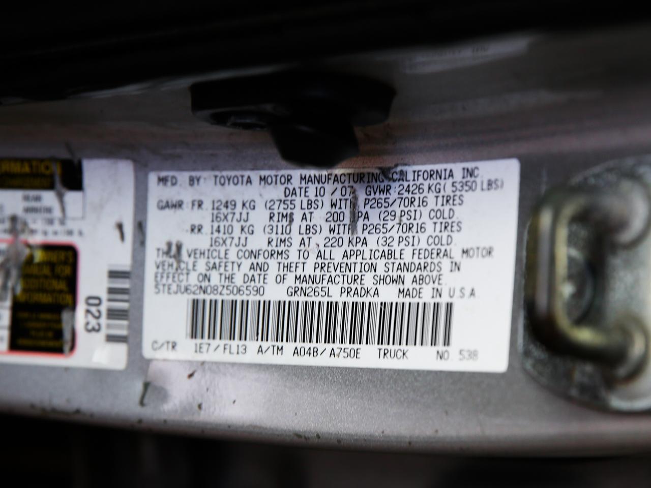 Toyota Tacoma  2008