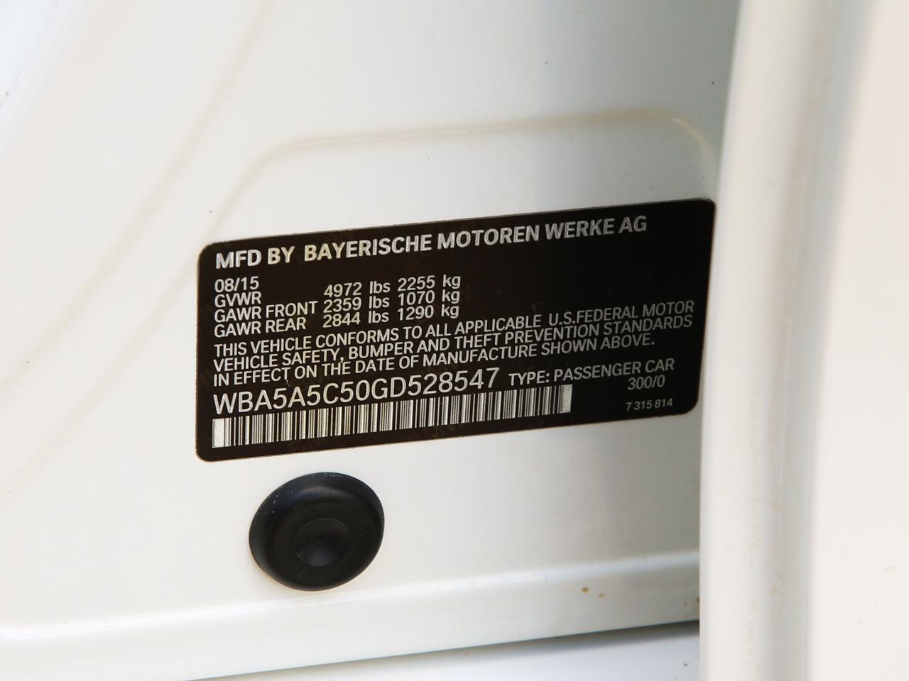 BMW 5 Series  2016