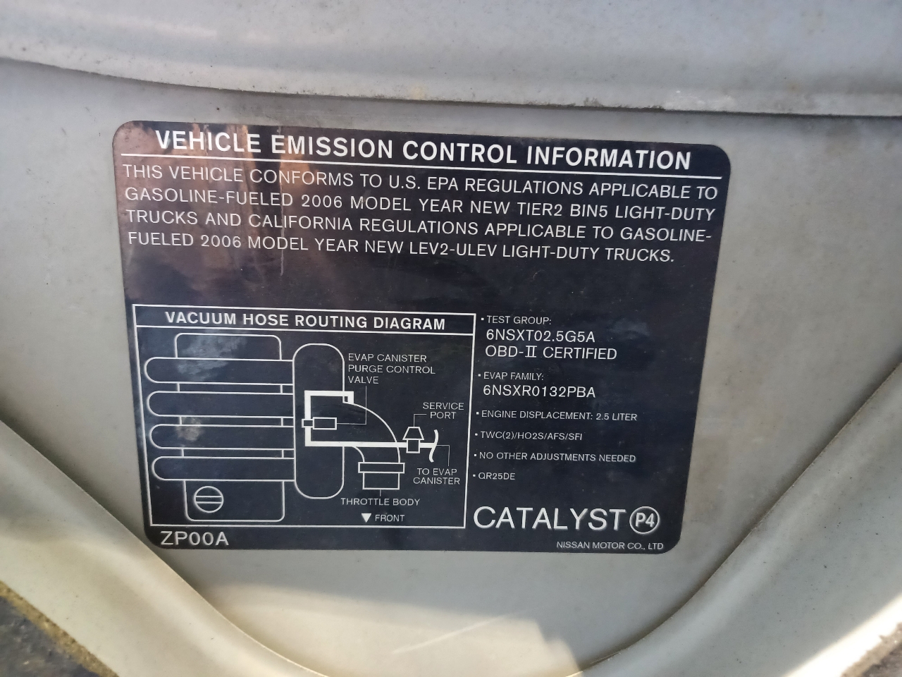 Nissan Frontier XE King Cab 2WD 2006