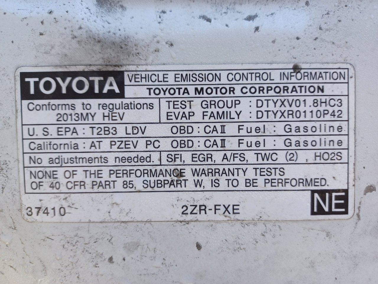 Toyota Prius Prius III 2013