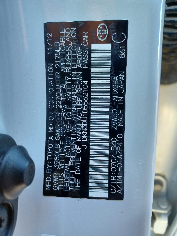 Toyota Prius Prius III 2013