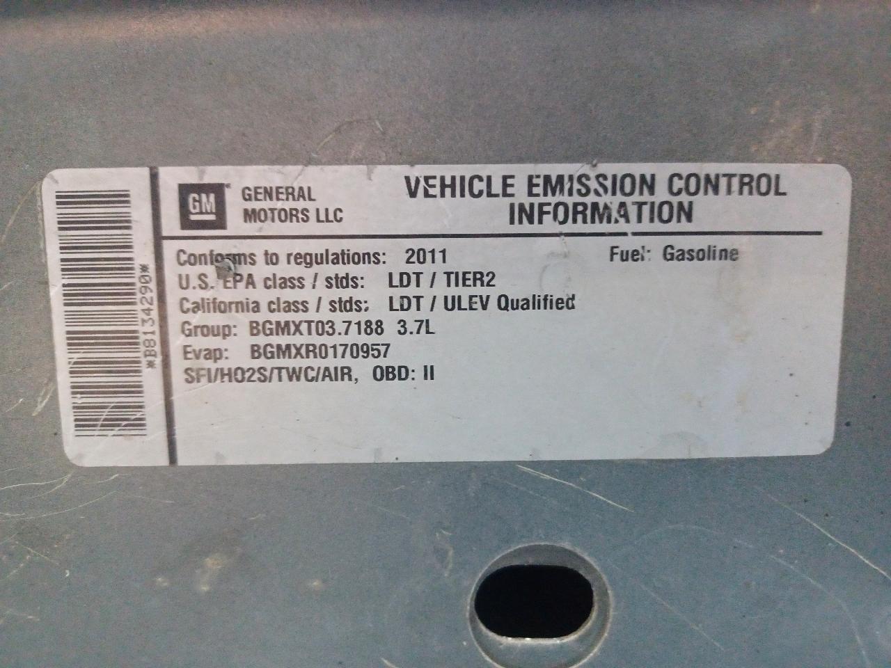 GMC Canyon SLE Crew Cab 4WD 2011