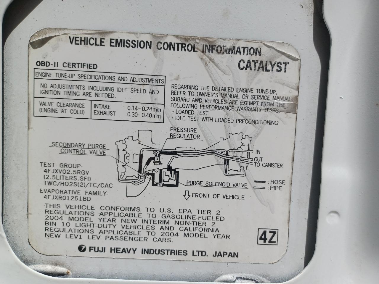 Subaru Outback  2004