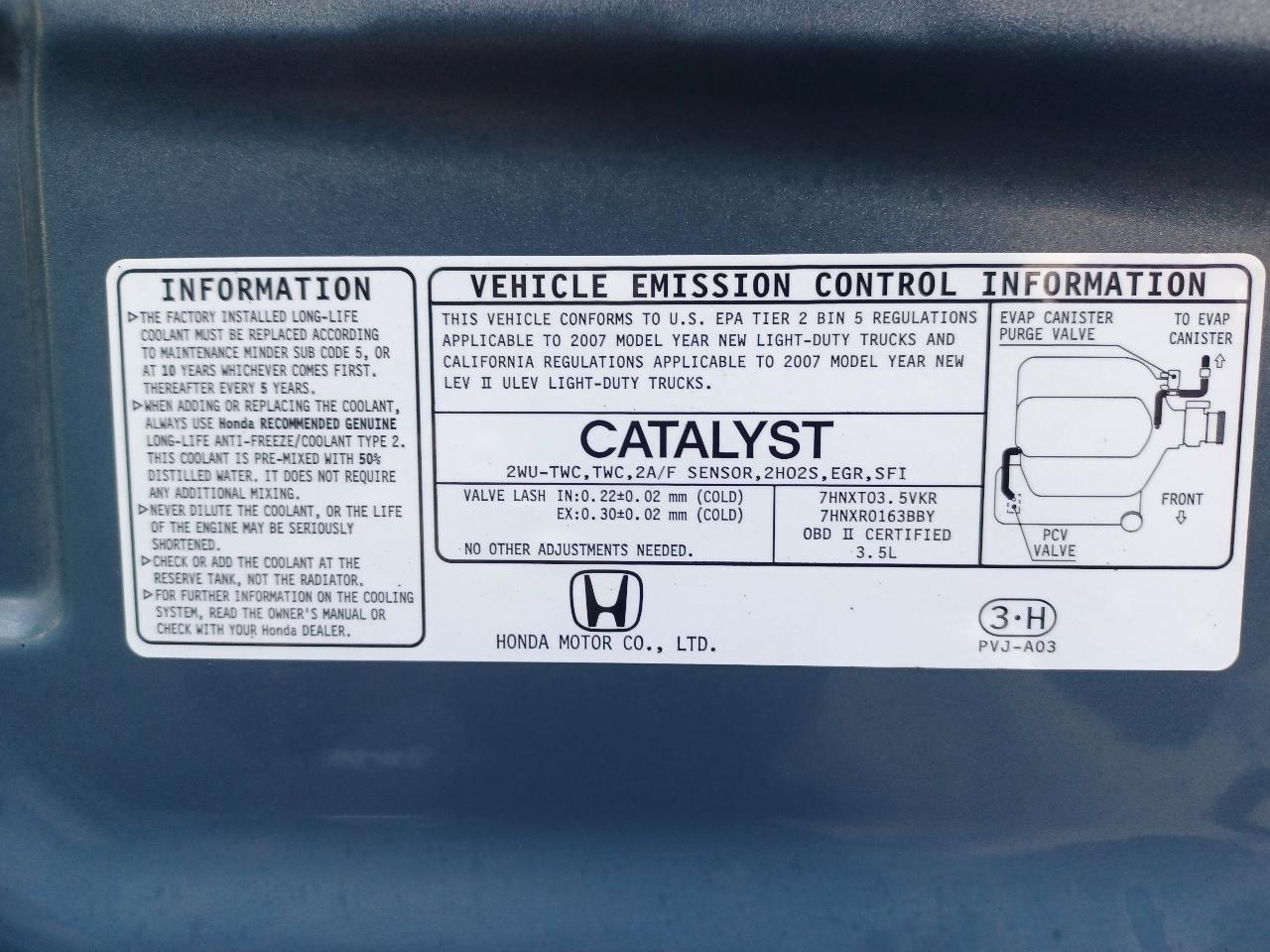 Honda Pilot EX 4WD 2007