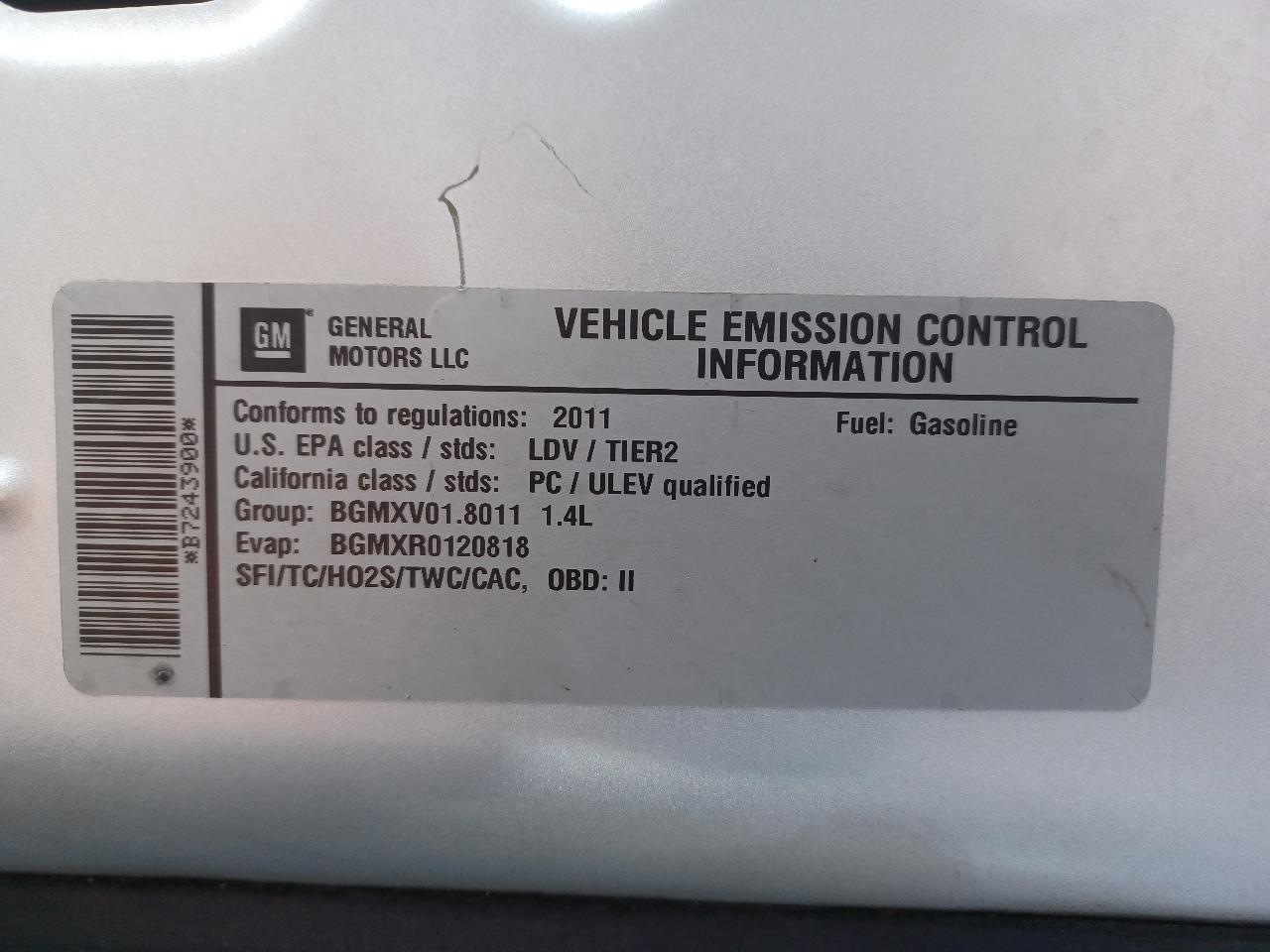 Chevrolet Cruze Eco 2011