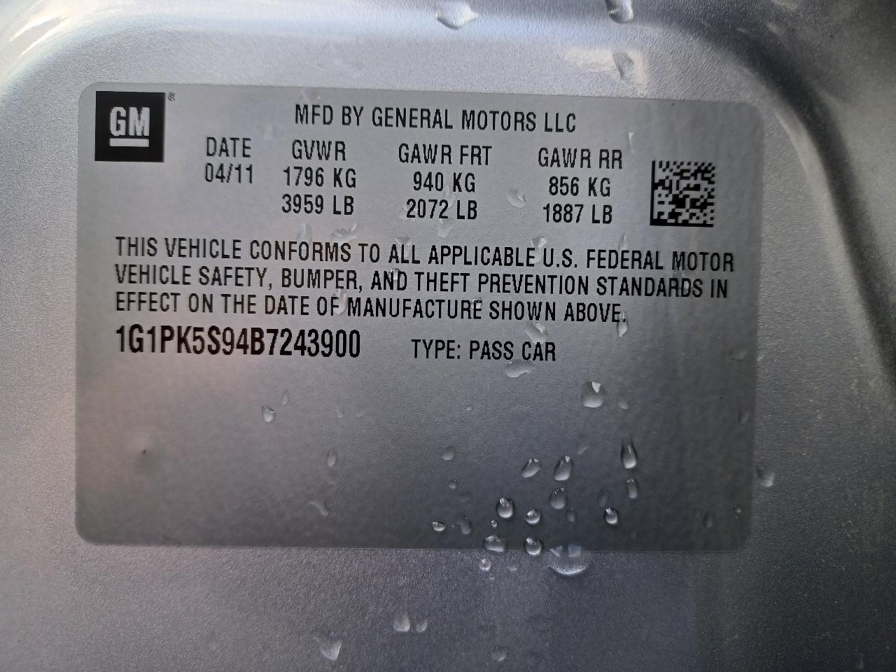 Chevrolet Cruze Eco 2011