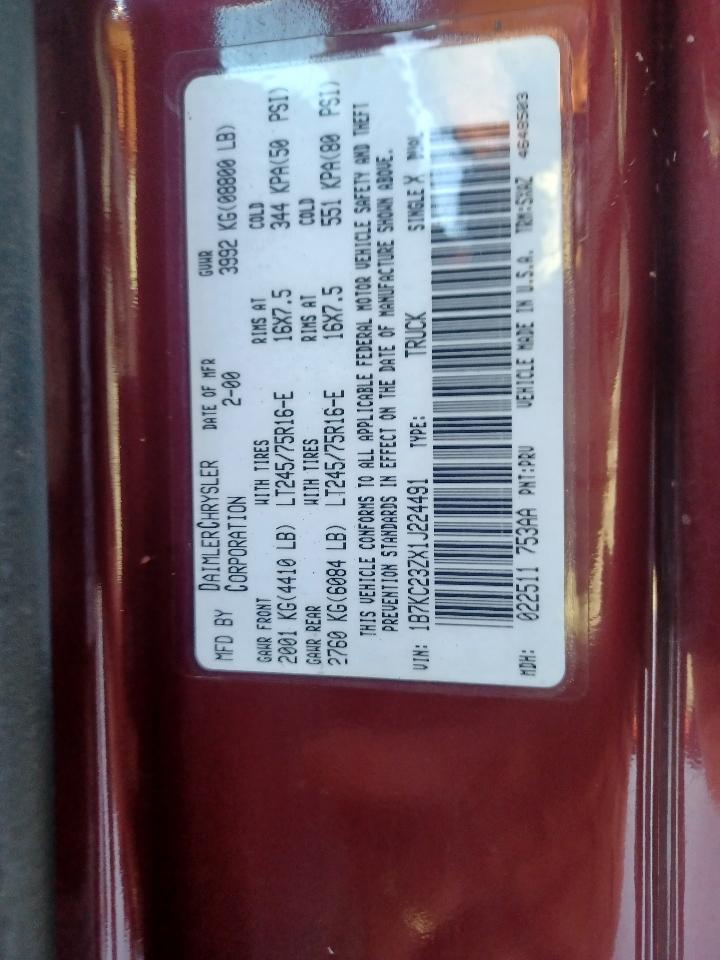 Dodge Ram 2500 Quad Cab Short Bed 2WD 2001