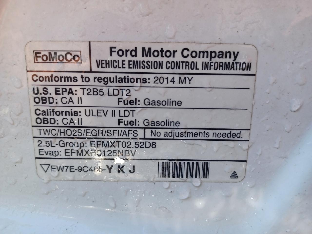 Ford Transit Connect XL LWB 2014