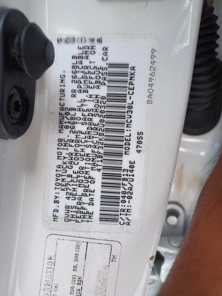 Toyota Camry XLE V6 2002