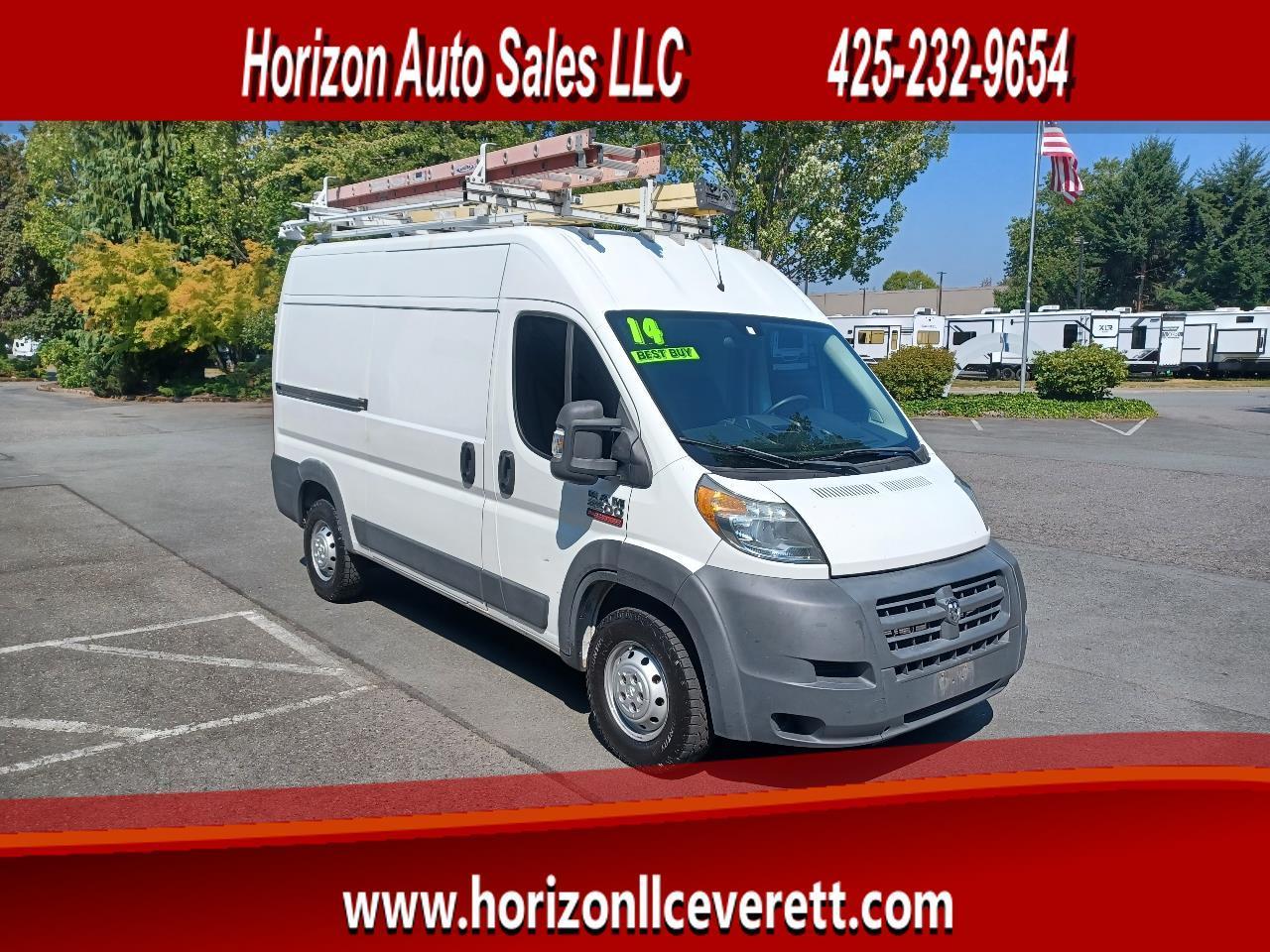 RAM Promaster 2500 High Roof Tradesman 136-in. WB 2014