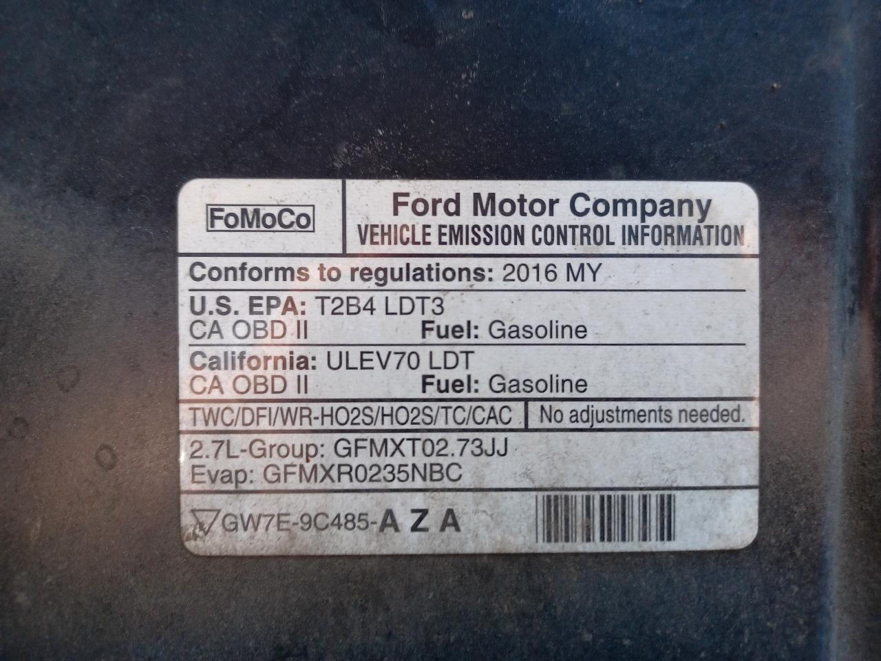 Ford F-150 Lariat SuperCab 8-ft. 4WD 2016