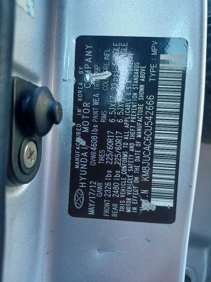 Hyundai Tucson Limited Auto AWD 2012