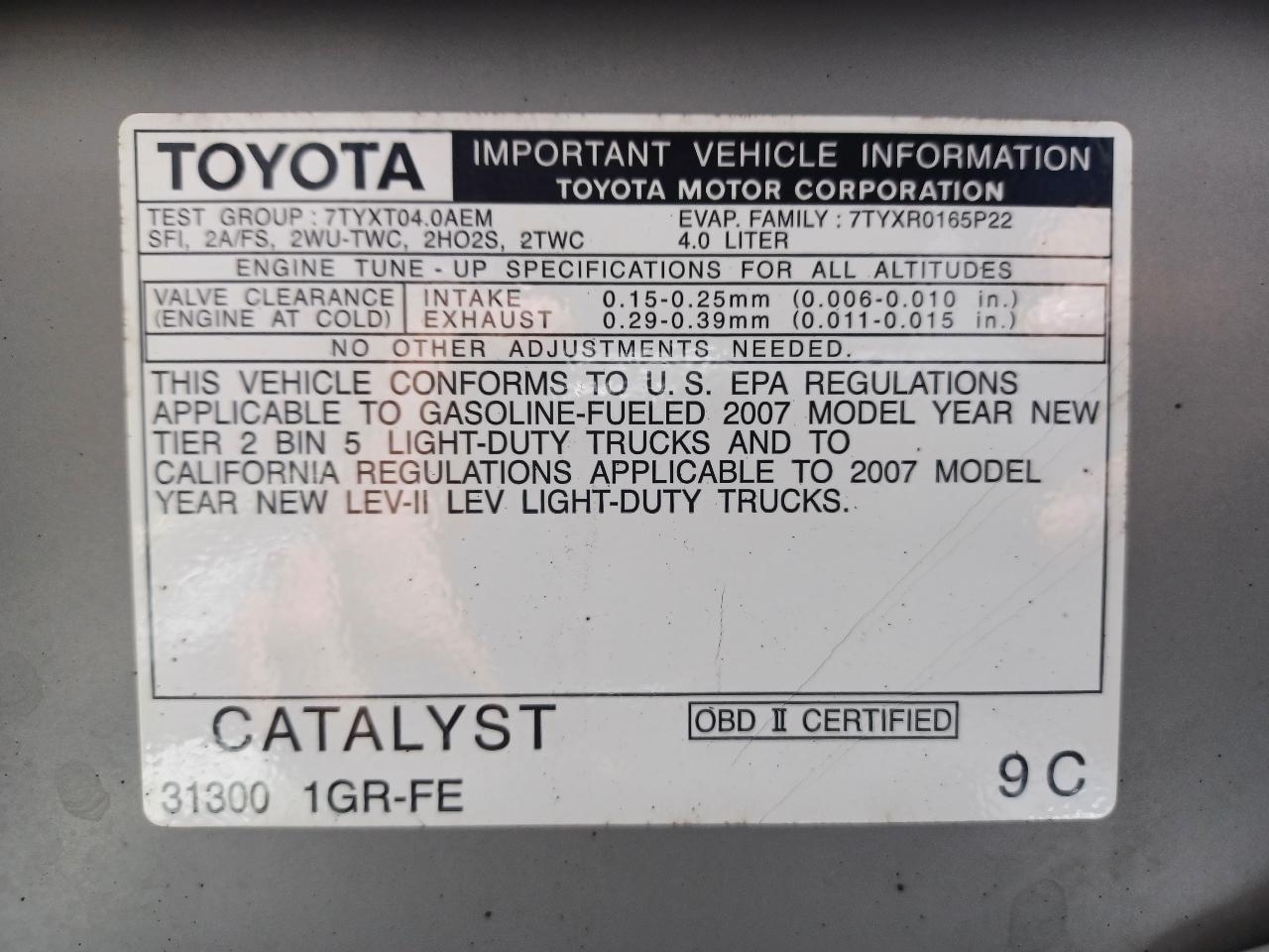 Toyota Tacoma Double Cab Long Bed V6 Auto 4WD 2007