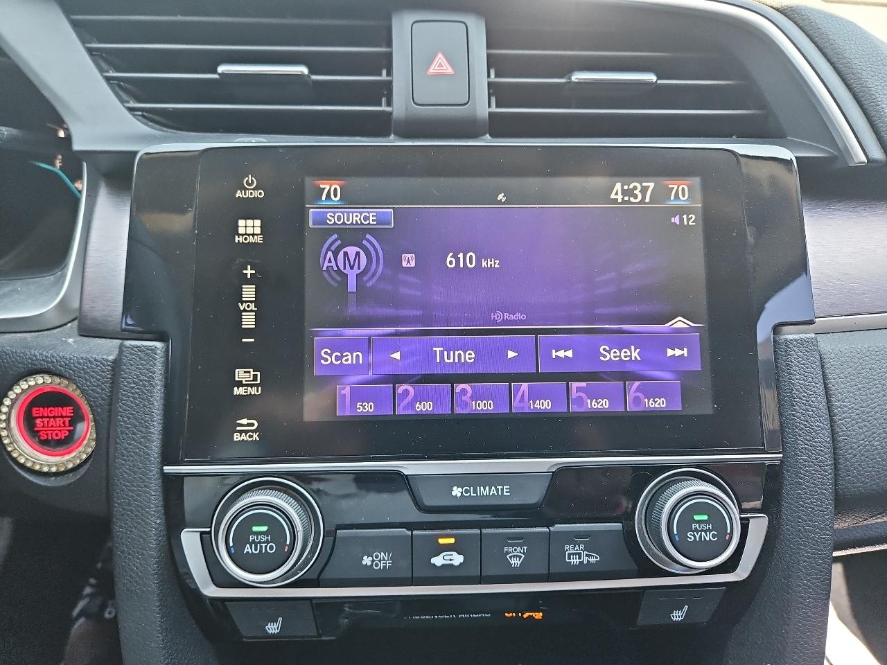 Honda Civic EX-T Sedan CVT 2017