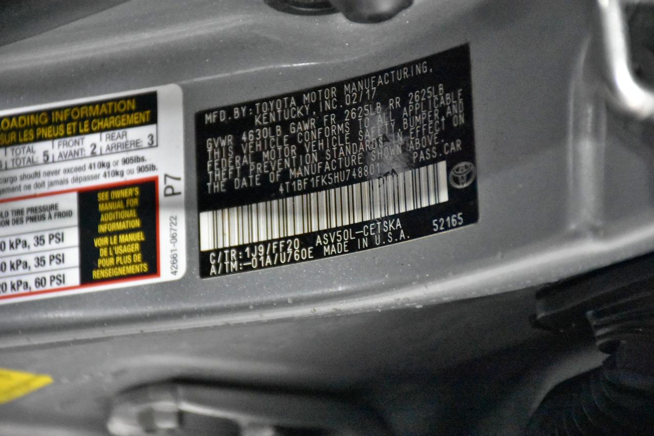 Toyota Camry LE 2017