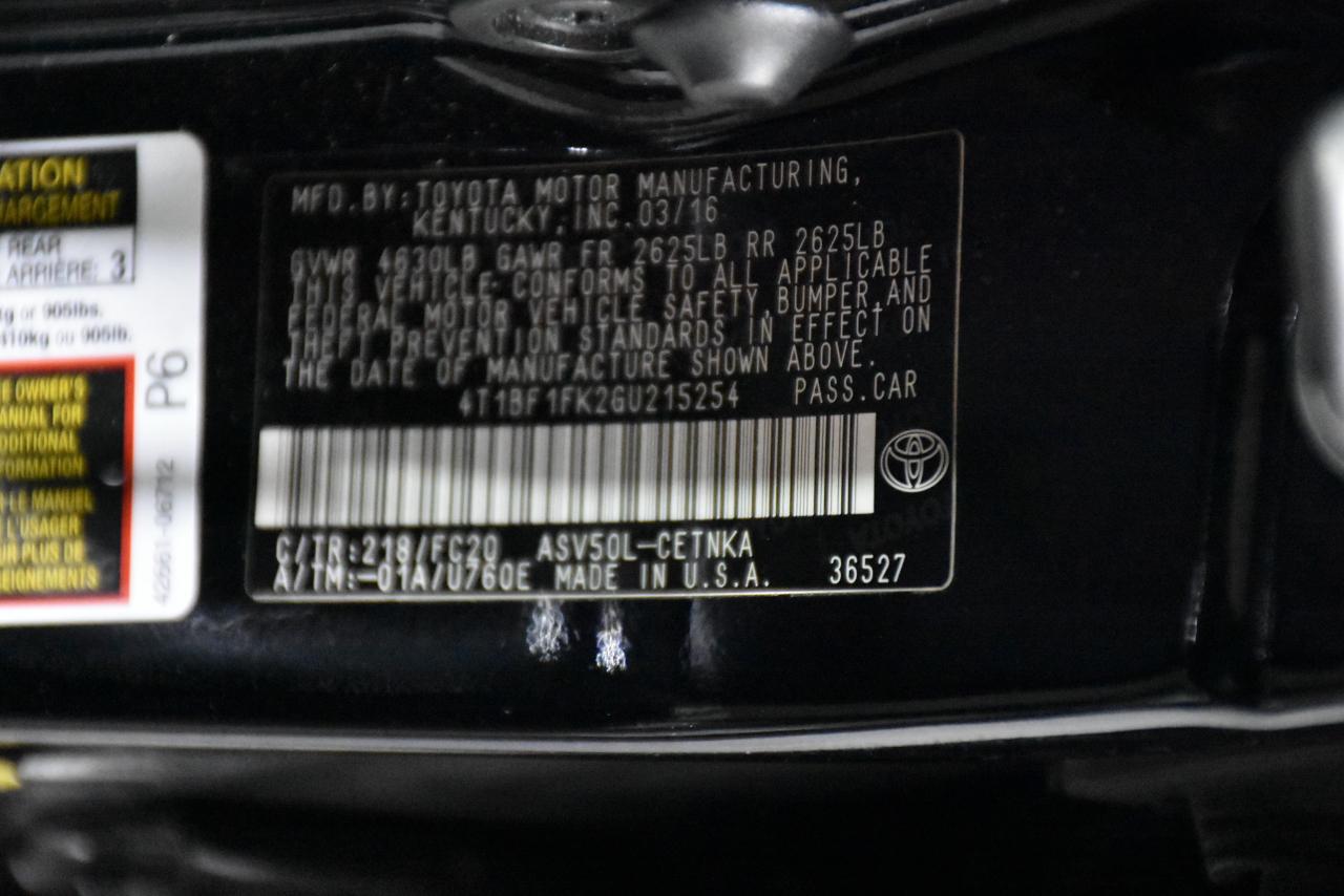 Toyota Camry LE 2016