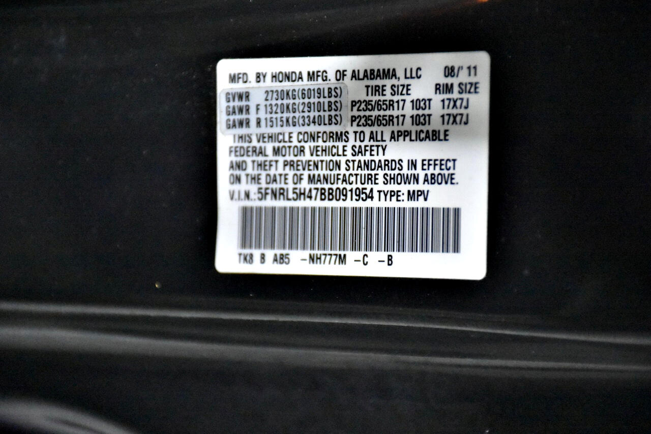 Honda Odyssey EX 2011 Honda Odyssey EX 2011